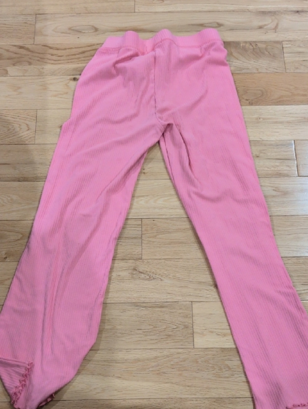 Epic Threads Pink Ribbed Boot-Cut Knit Pants - Picture 2 of 3